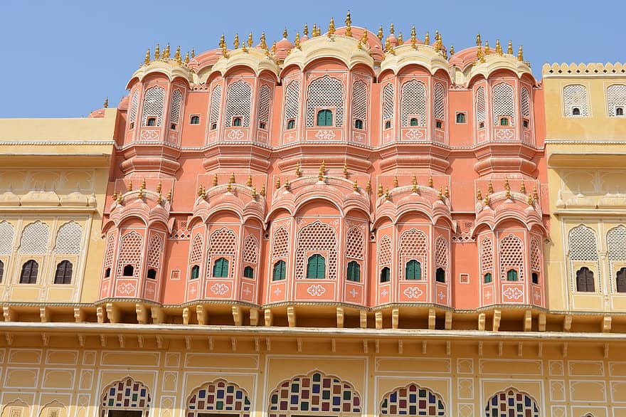 ngành kiến ​​trúc, rajasthan, viện bảo tàng, pháo đài, hawa mahal, lịch sử, jaipur, Ấn Độ, Nội địa, cung điện