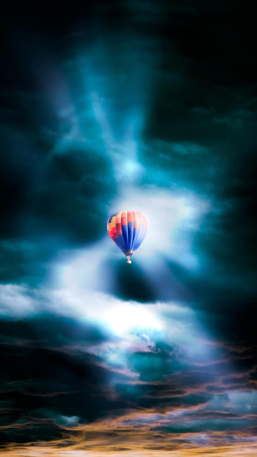 varmluftballon, eventyr, rejse, udforskning