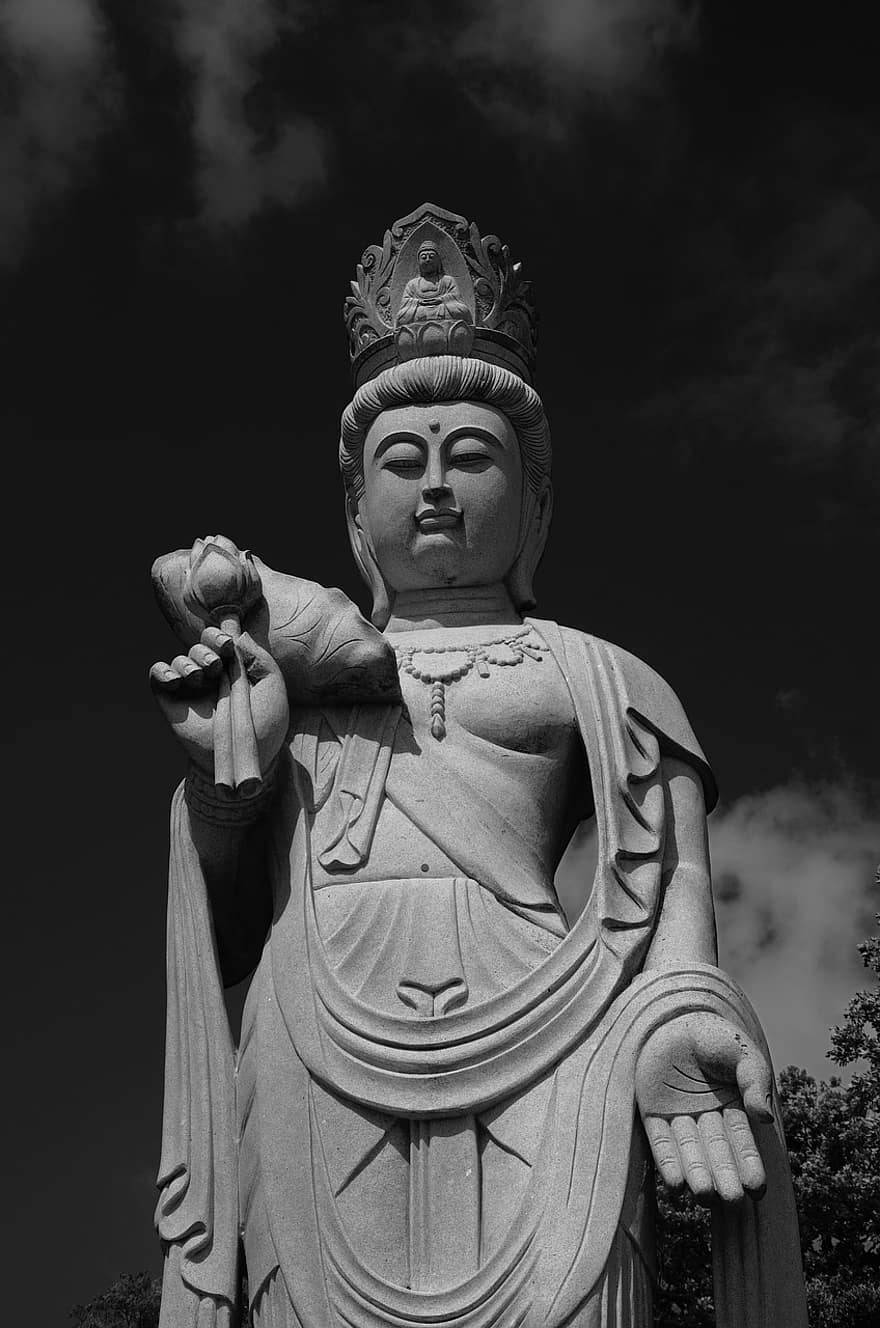 Religion, buddhisme, Asia, Kina, gudinne