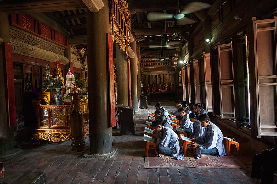 templom, vallás, lelkiség, Vietnam