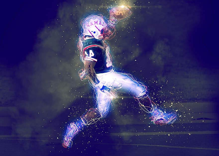 Football, Touchdown, American Football Player, Competition, Game, Athlete, Sport, Ball, Football Player, High School, Field