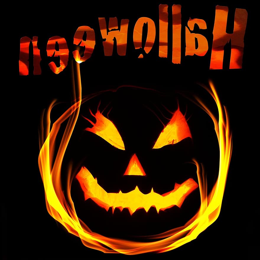 halloween, græskar, rædsel, uhyggelig, ængstelig, græskar mund, halloween kuerbis, ansigter, græskar ansigt, skinner, 31. oktober
