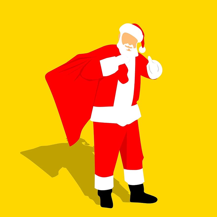 Santa, Noel, kış, adam, kroki, kutlama, Futbol, hediye, Sanat, karakter, üniforma