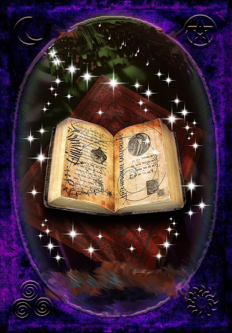 Magic, Spells, Book, Book Of Shadows, Dark Arts, Witchcraft