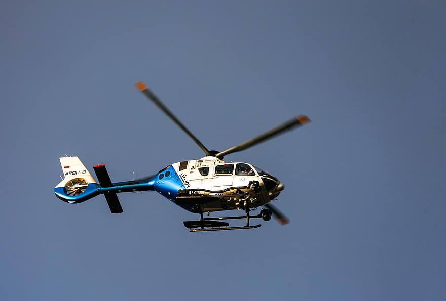 helikopters, policijas valsts, glābšana