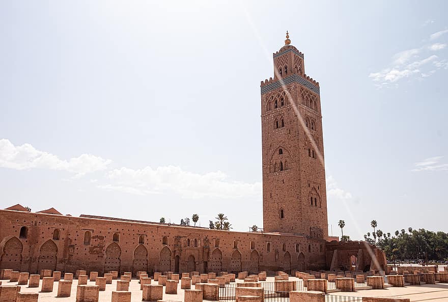 Marokkansk, Koutoubia, moské, arkitektur