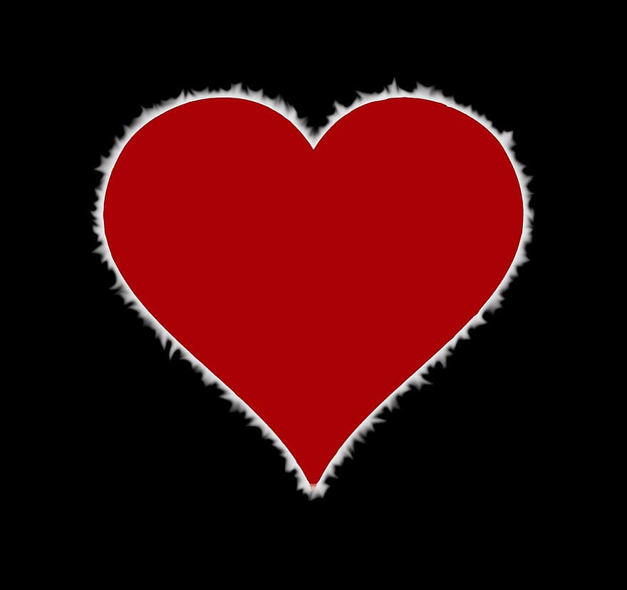 любить, сердце, Валентин, романс, люблю сердце, красный, романтик, день, условное обозначение, форма, дизайн
