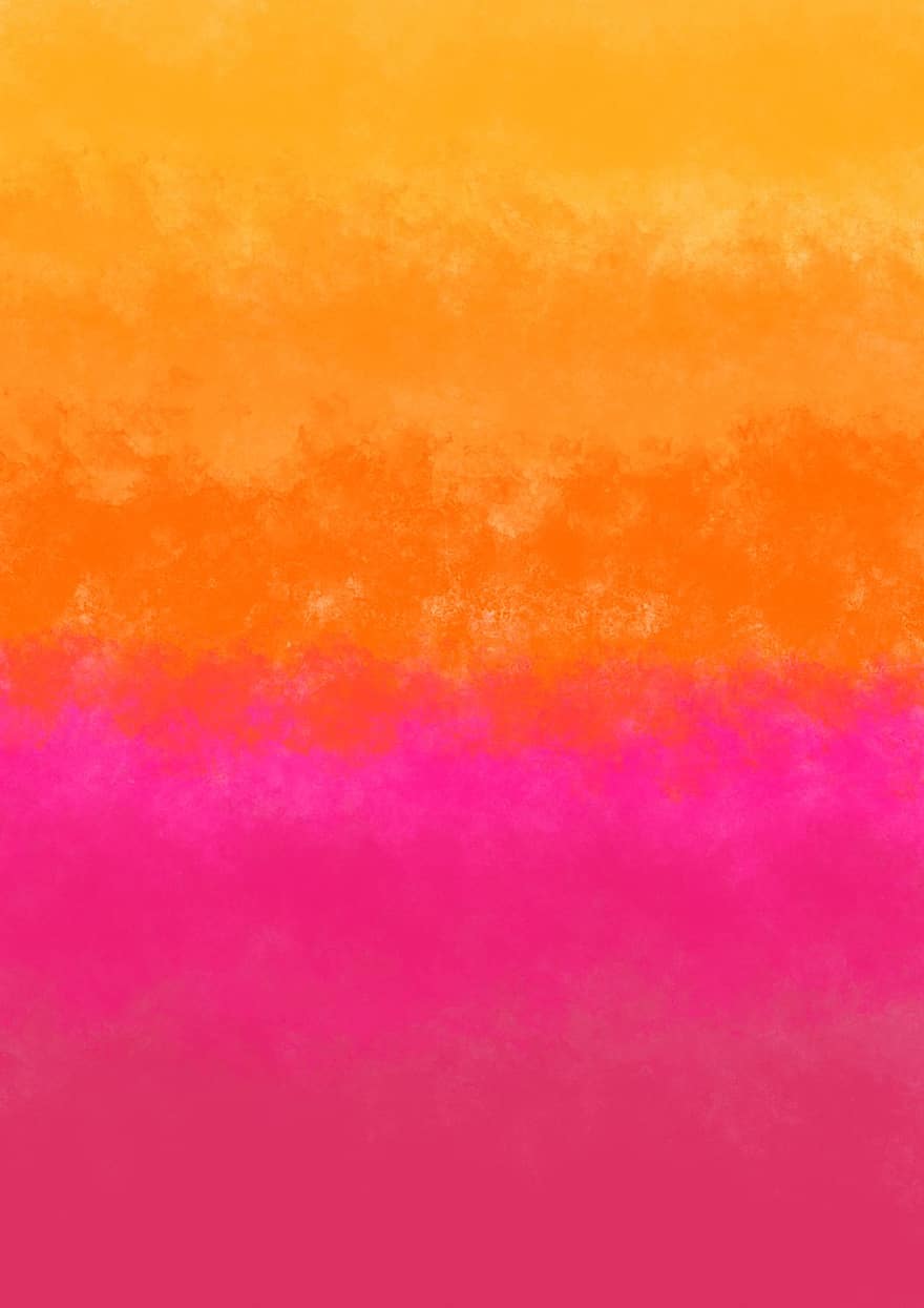 Background, Orange, Red, Pink, Painted