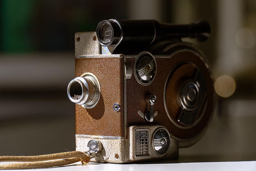 aparat fotograficzny, analog, soczewki, zabytkowe, stary, retro