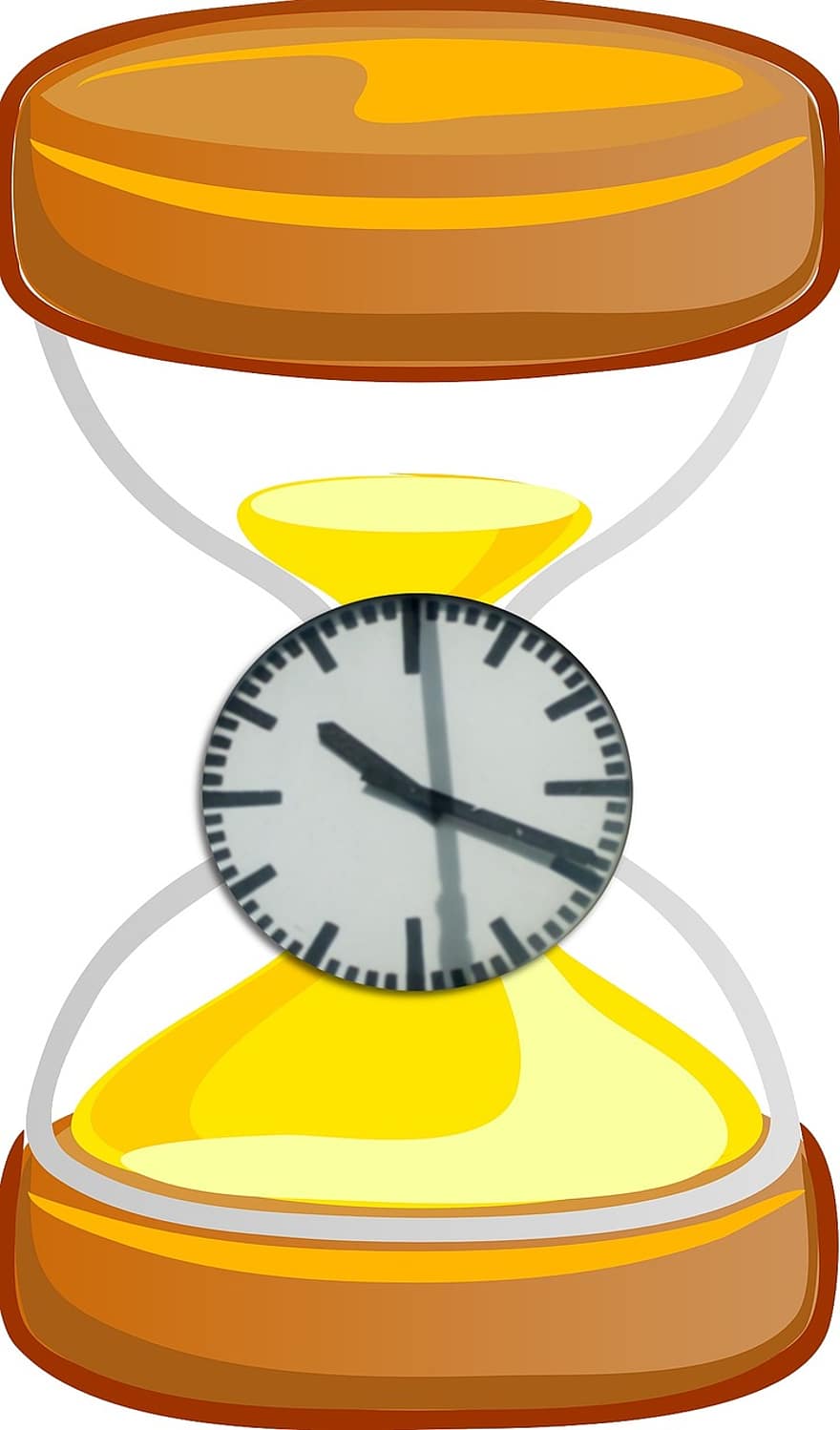 timeglass, tidsur, klokke, sand, tid, time