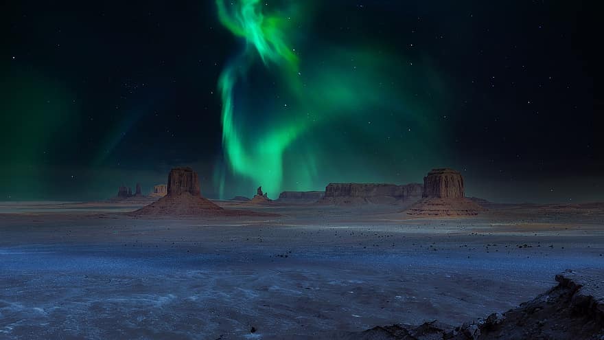 désert, Monument Valley, Etats-Unis, paysage, Amérique, aurore