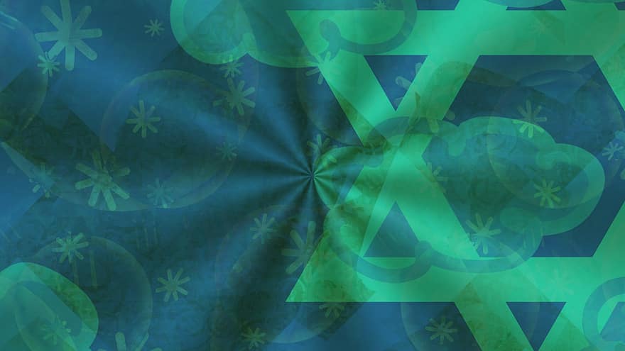 Emblema de hexagrama, magen david, Nación sionista, Fe israelí en Dios, Concepto de creencia, Diseño étnico, Hermosos símbolos espirituales judíos, Etnia bíblica, Jerusalén e Israel, Dios judío, estrella judía
