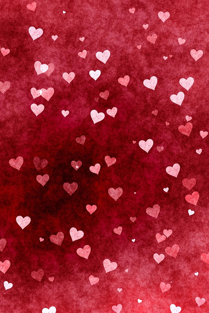 серце, фон, текстури, папір, Вінтаж, день святого Валентина, романтичний, кохання, карта, гранж, шпалери
