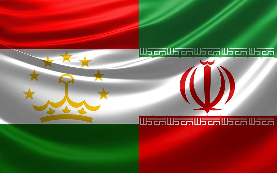 旗、イラン、タジキスタン、アフガニスタン、インド、ホジェンド、オセチアアラニア