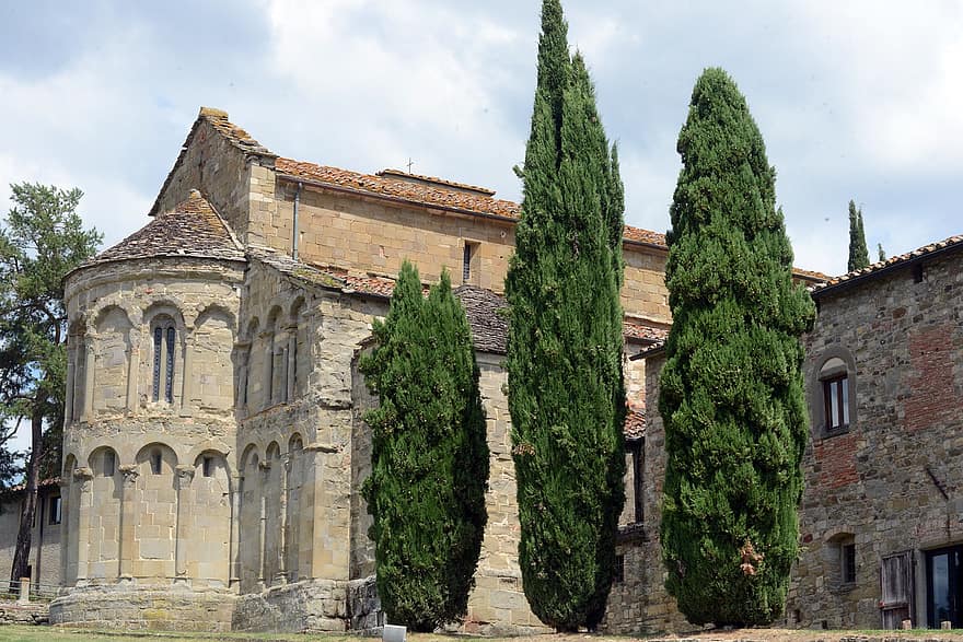 Iglesia, toscana, catedral, parroquia