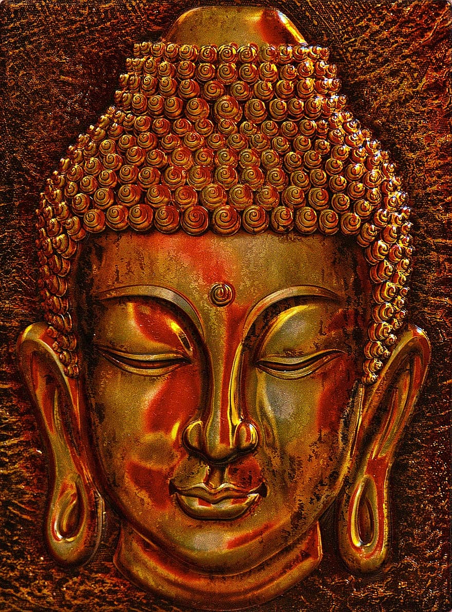 Linderung, Buddha, Kopf, Gesicht, Siddhartha, gautama, Deko, Dekoration, dekorativ, Religion, Buddhismus
