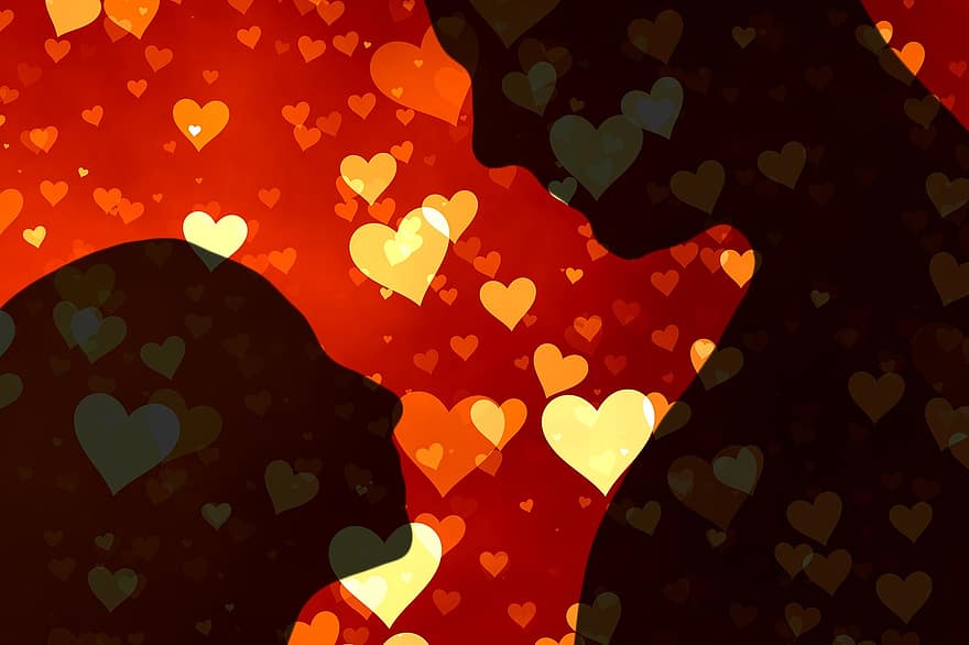 çift, Aşk, kalp, romantik, görünüm, Sevgililer Günü, arka fon, duvar kağıdı