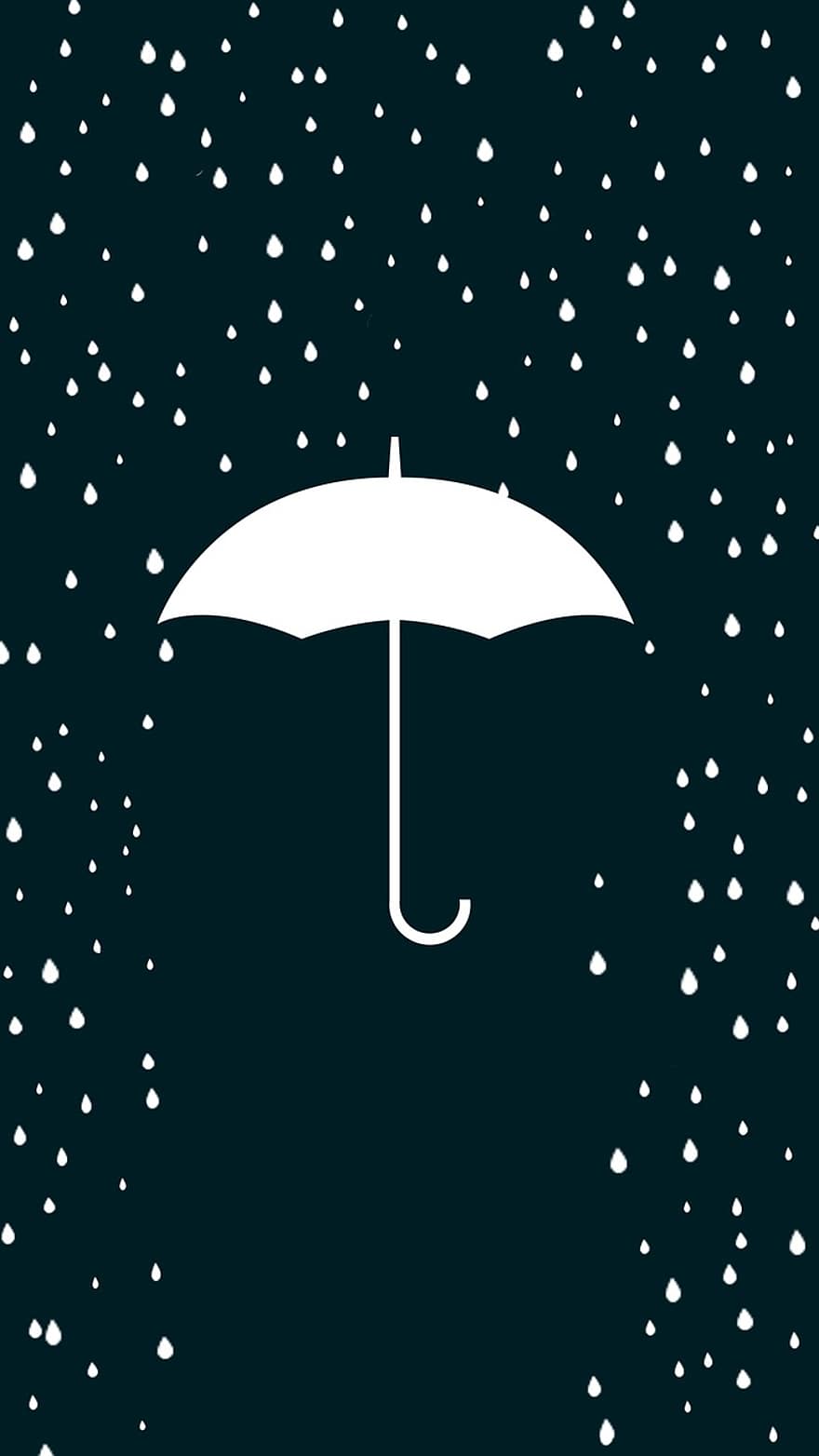 sateenvarjo, sataa