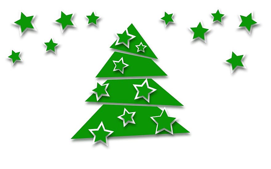 Christmas, Christmas Tree, Background, Backdrop, Green, White, Merry Christmas, Holidays, Elegant, Holiday, Design