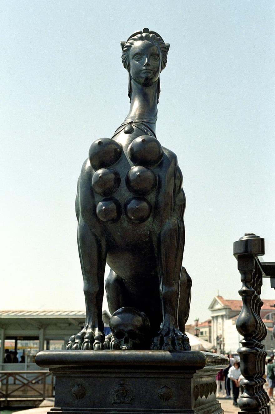 статуя, скульптура, подорожі, венеція, Італія