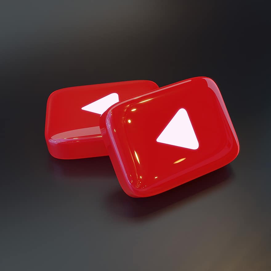 εικονίδιο του YouTube, youtube, λογότυπο youtube