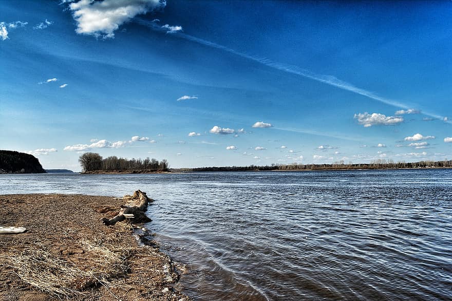 море, океану, небо, природи, весна, води, блакитний, літо, краєвид, хмара, хвиля