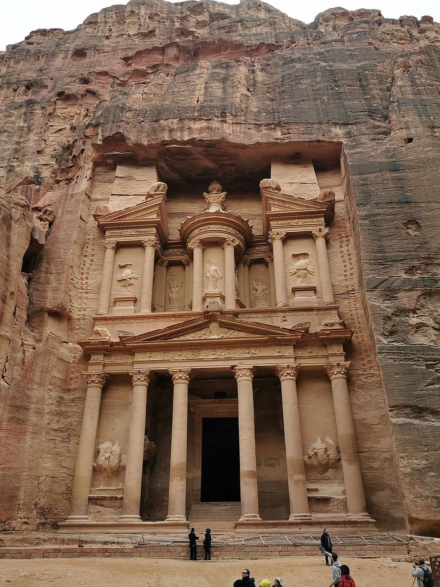 Petra, Jordânia, cidade do rock, Rocha, areia, cultura, arquitetura, lugar famoso, culturas, destinos de viagem, história