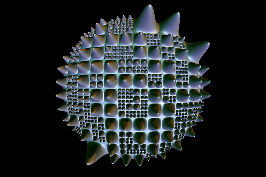 esfera, fractal, gráfico de computadora, digital, esferas, resumen, Esfera de arte digital, Computadora negro, portátil negro, extracto negro