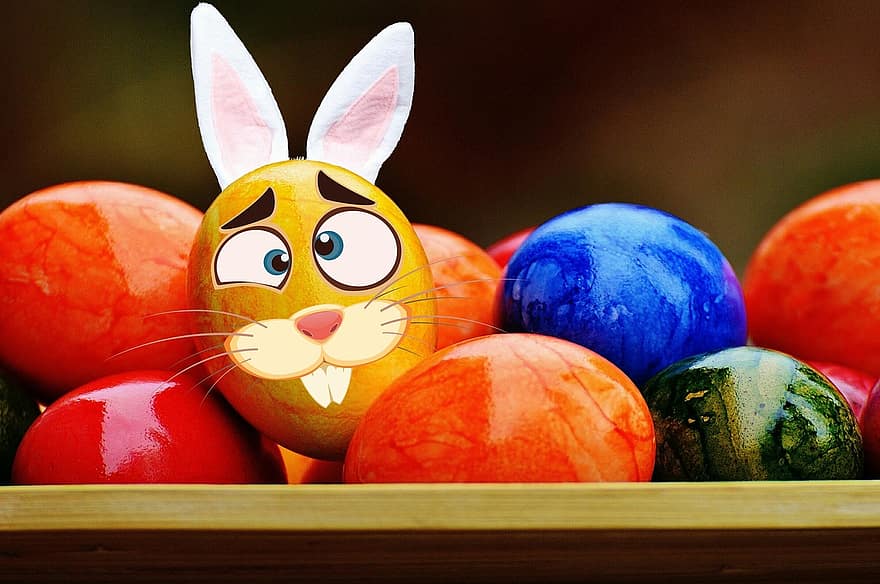Великден, Великденски яйца, цветен, Честит Великден, яйце, оцветен
