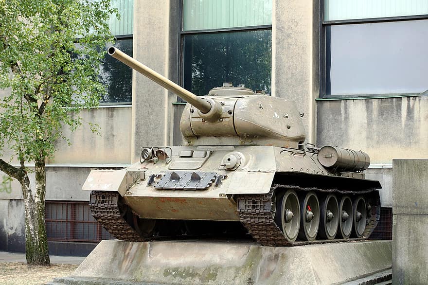 zbiornik, t-34, pojazd, broń, pojazd opancerzony, radziecki czołg, wojskowy, zsrr, pokaz, armia Czerwona, Rosyjski