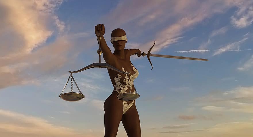 महिला, थीमिस, न्याय, कानून, कानूनी, कोर्ट, संतुलन, सही, न्यायाधीश