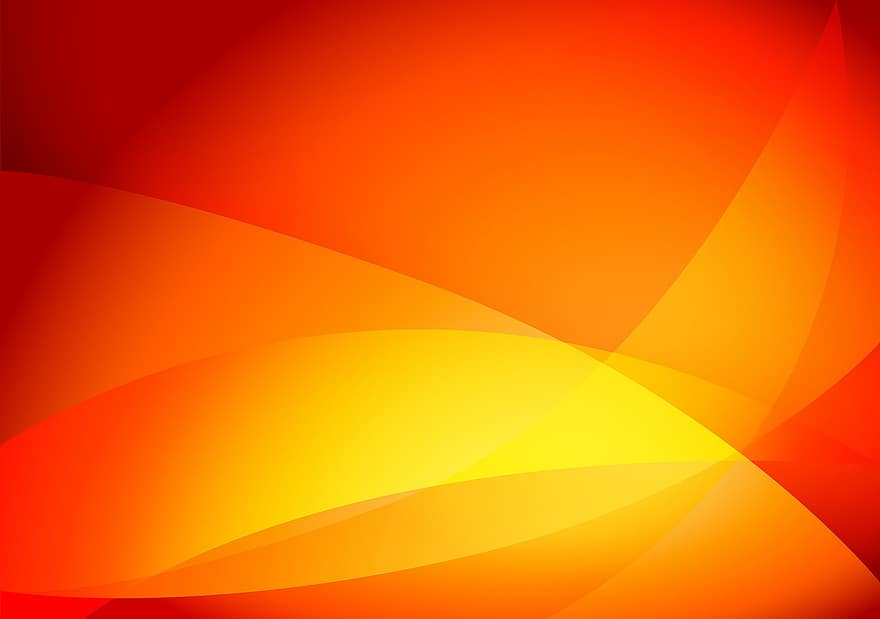 achtergrond, oranje, licht, reflectie, gebogen, abstract