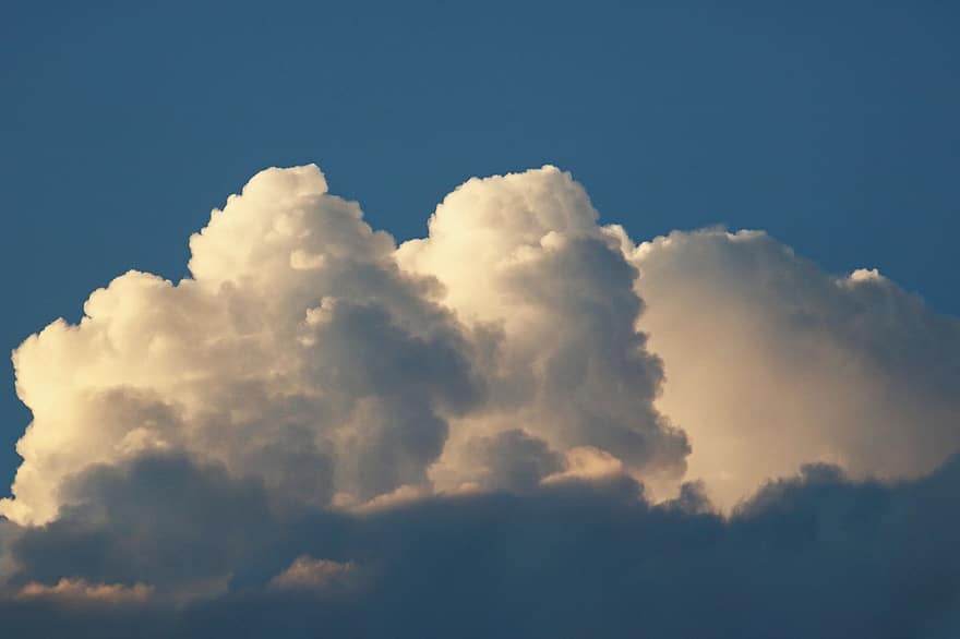 cel, núvols, Cúmulus, espai aeri, fons de pantalla