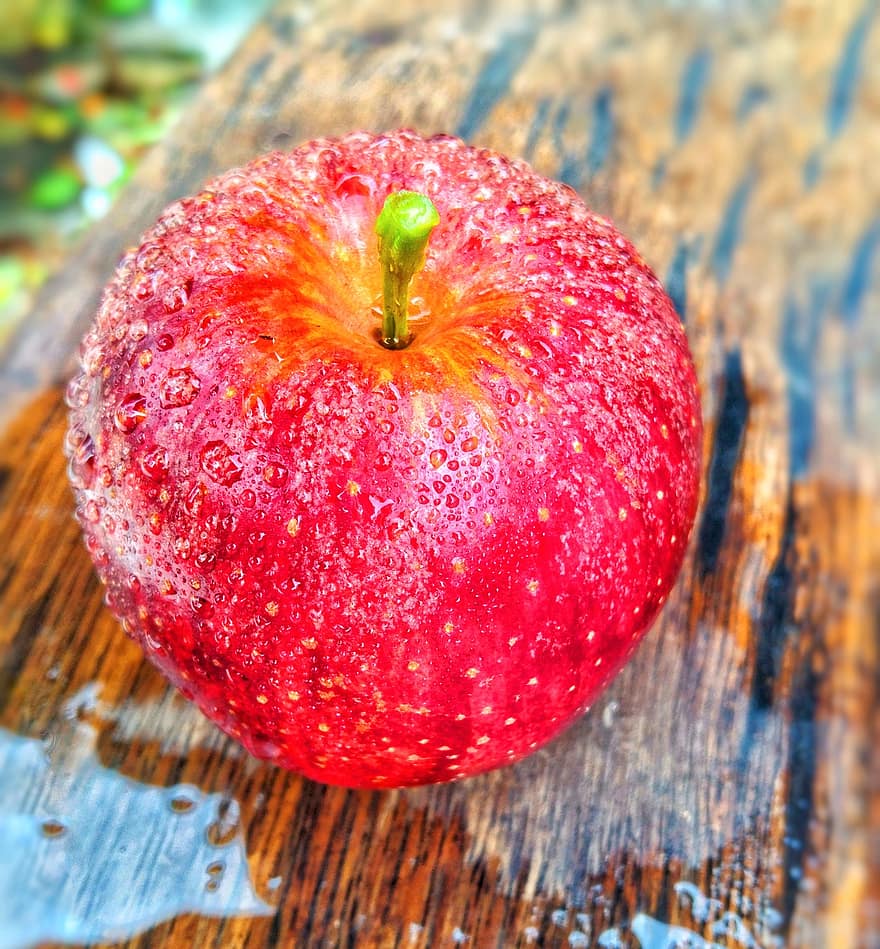 maçã, fruta, Comida, produzir, maduro, saudável, orgânico, fresco, colheita, fotografia de alimentos