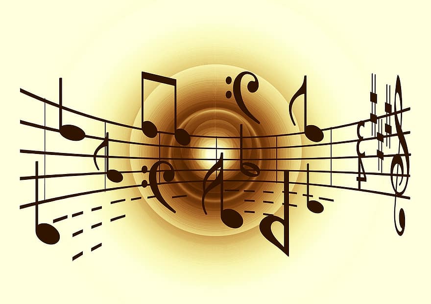 musik, G-nøgle, lyd, koncert, musiker, notenblatt, nøgle, tonkunst, nodeblad, stave, linjer