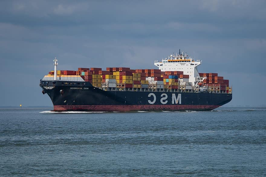 kapal, Kapal kontainer, kapal barang, transportasi kontainer, kapal berlayar, kapal kargo, pengiriman, angkutan, transportasi barang, kapal laut, kontainer kargo