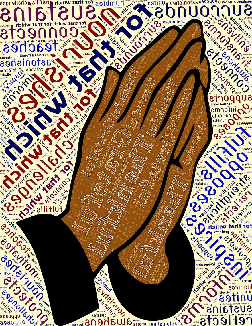 prier, mains, reconnaissant, appréciation, Reconnaissance, Merci, reconnaissance, action de grâces, fête, béni, bénédictions