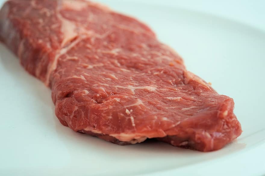 gaļu, neapstrādātas, svaiga, grils, liellopu gaļa, steiks, gatavot, ēdiens, BBQ, pusdienas, virtuve