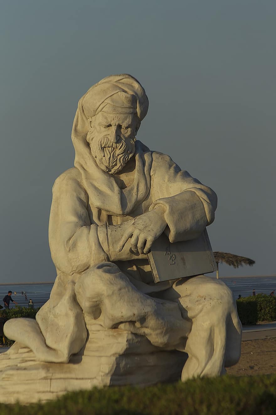 standbeeld, Bandar Abbas, kust, beeldhouwwerk, monument, park, moslim, Islam, hormozgan provincie, ik rende, kunst