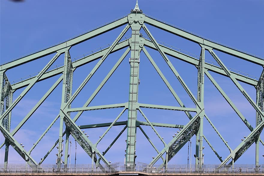 γέφυρα, υποδομή, Μόντρεαλ, αστικός, quebec