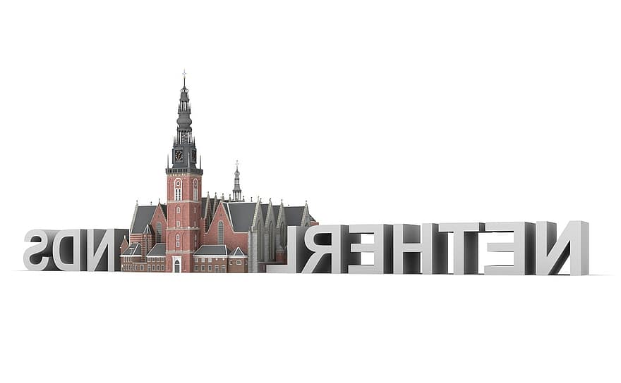 Оуде, Kerk, Амстердам, архитектура, сграда, църква, интересни места, исторически, туристи, атракция, забележителност