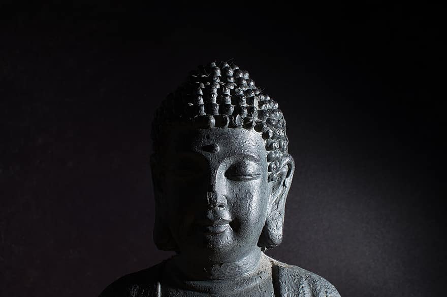 buddha, statula, galva, gautama buddha, akmens budos, skulptūra, dvasingumas, religija, budizmas