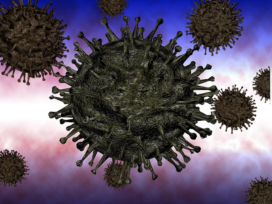 vírus, korona, koronavírus, járvány, fertőzés, karantén, kitörés, biológia, kórokozó, immunrendszer, influenza
