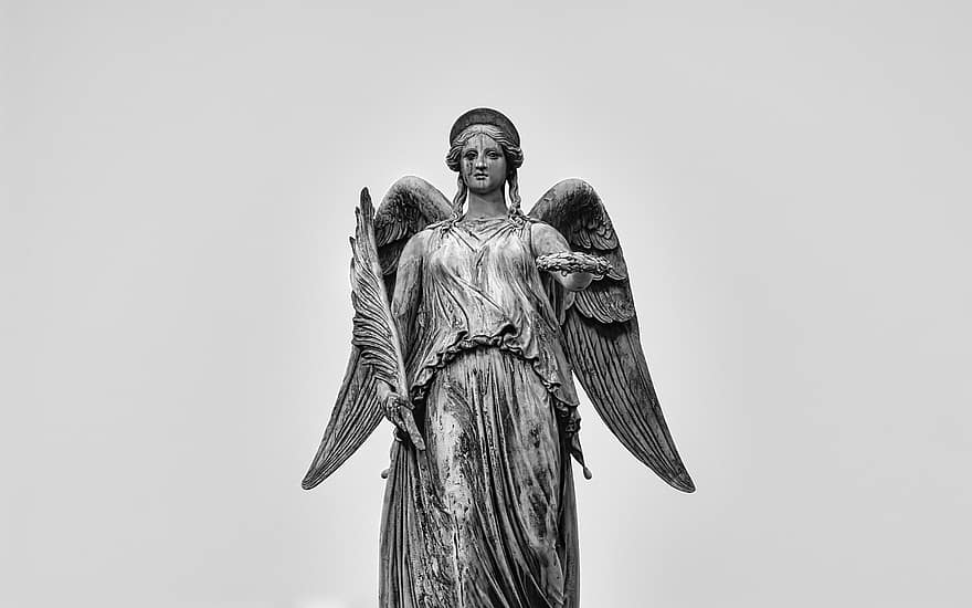 Concordia-statuen, jubileumsøyle, skulptur, statue, monument, historisk, Schlossplatz, Stuttgart
