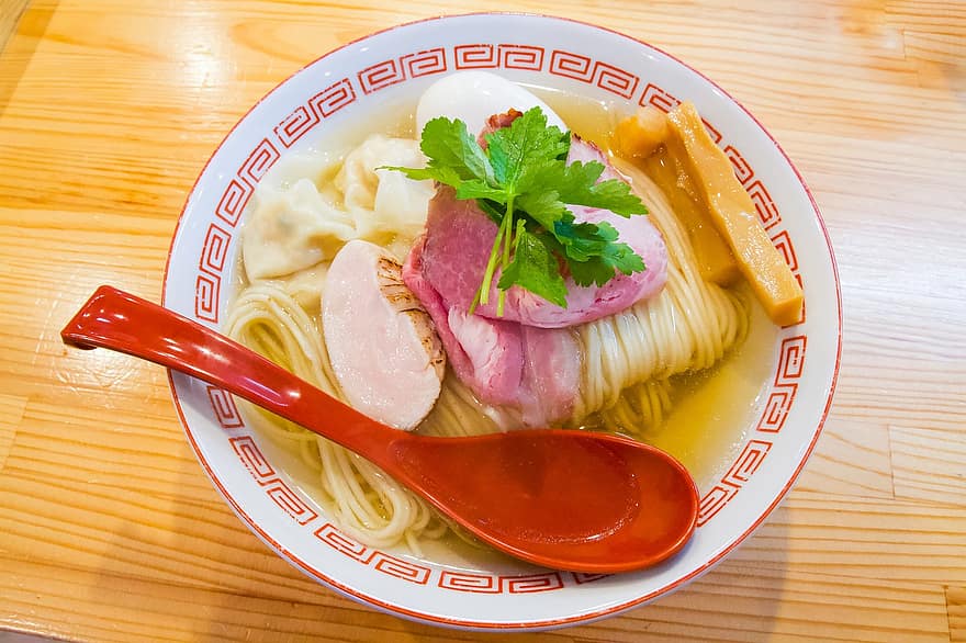 Ramen, Dish, Japanese Food, Tonkotsu Ramen, Noodles, Noodle Soup, Food, Pork, Cuisine, Meal, Delicious
