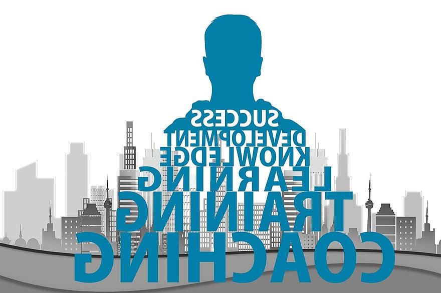 Consulting, Training, Learn, Knowledge, Development, Success, Person, Silhouette, City, Skyscrapers, Education