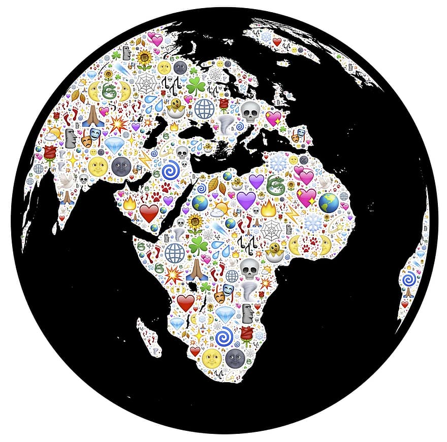 wereldbol, aarde, emoji, magisch, mystiek, wereld-, planeet, aarde wereld, symbolen