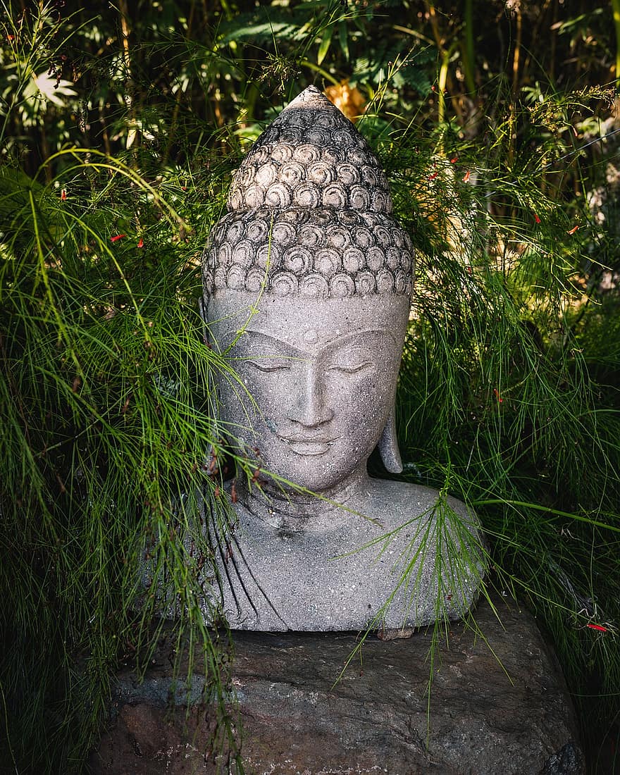 Buddha, buddhan patsas, puutarha koriste, uskonto, buddhalaisuus, Thaimaa