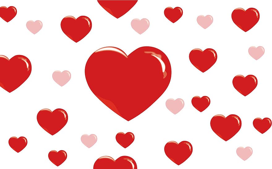 cor, fons de pantalla, amor, vermell, romàntic, Sant Valentí, símbol, romanç, disseny, dibuix