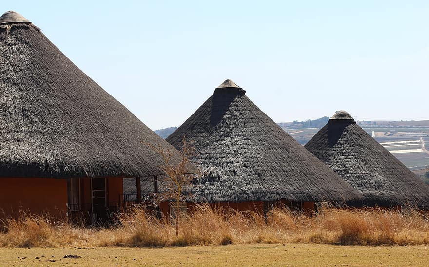 African Huts, House, Huts, Rondaval, Village, Landscape, Culture, African
